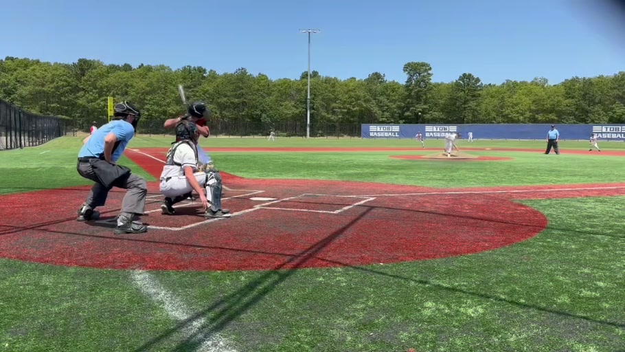 Joseph driving an RBI double during a live at-bat